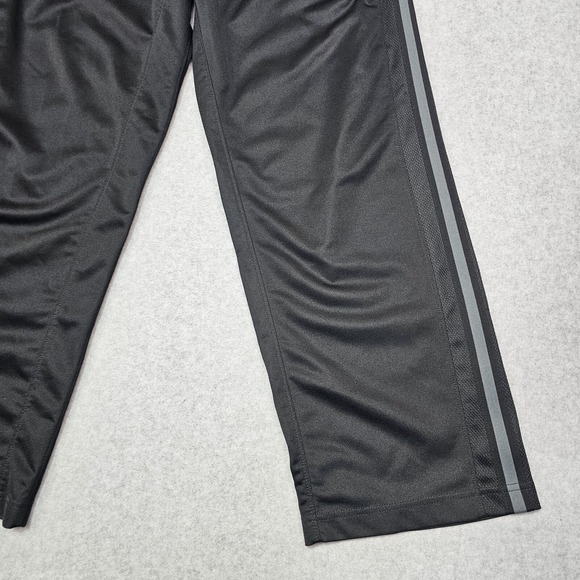 Nike Mens L Embroidered Swoosh Elastic Drawstring Pants Wide Loose Pocket Stripe - Picture 7 of 16